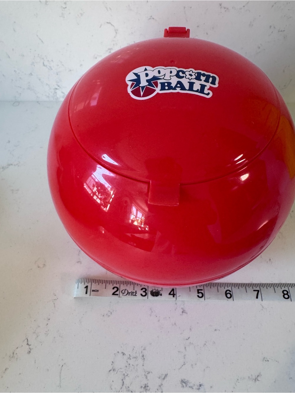 Red Popcorn ball